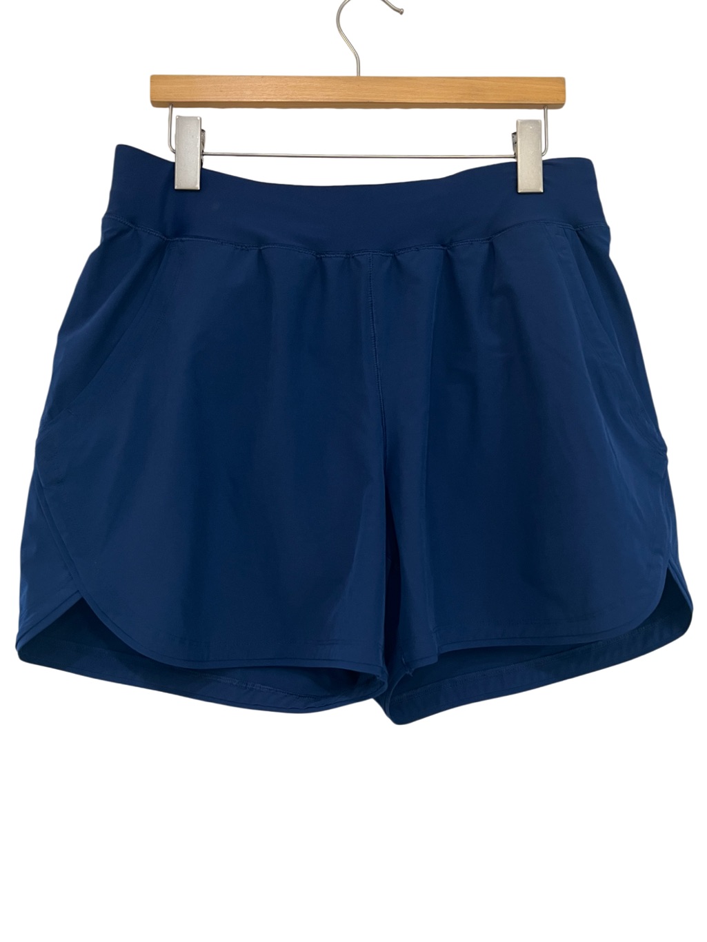 Lands’ End Navy Blue Quick Dry Athletic Shorts Size 12